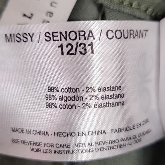 Social Standard by sanctuary Women High-Rise Skinny Camo Zip Closure Size 12/31 - Picture 9 of 10